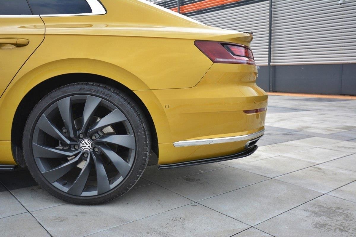 Bakre Sidosplitters Vw Arteon / Blanksvart