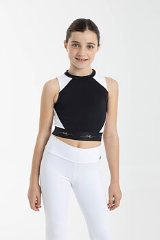 Croptop i microfiber