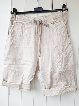 Shorts stretchig  -Beige