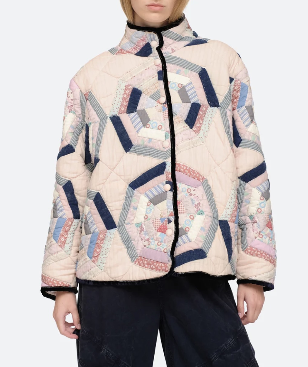 Sea romy shop quilted jacket