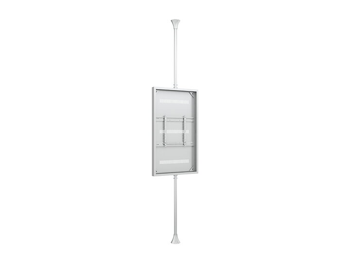 M Pro Series Enclosure 65" Floor to Ceiling Medium White