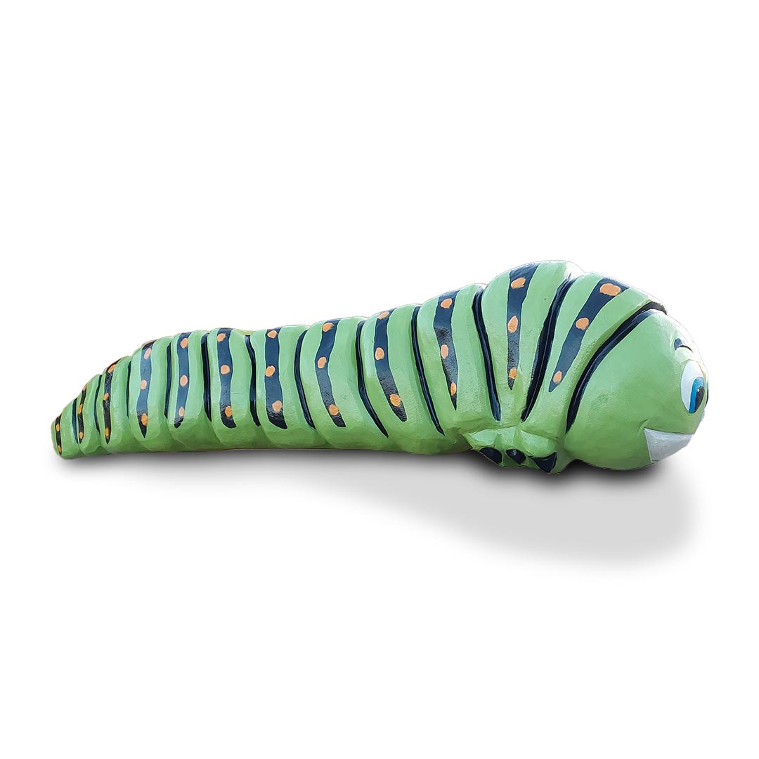 Treskulptur Larve eventyr - 4