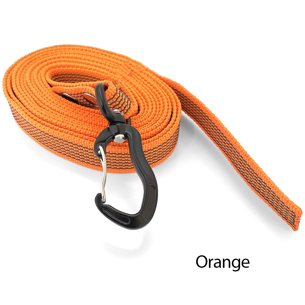 Orange stylish and long or short dog leash