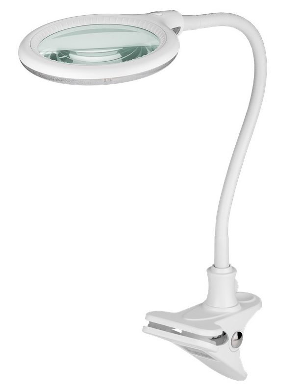 Goobay LED-Förstoringslampa Med Bas Och Klämma, 6 W - 6