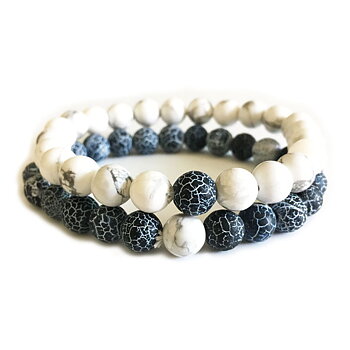 2pc/sets Bracelet Stone