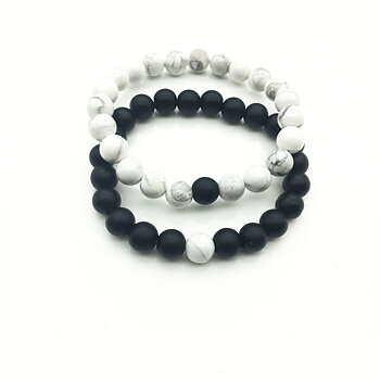 2pc/sets Bracelet Stone
