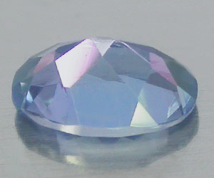 Preciosa piedra preciosa de topacio azul azotico natural de 0,59 quilates - 2