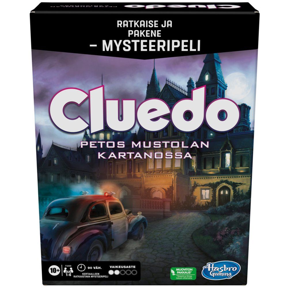 Hasbro Cluedo Petos Mustolan Kartanossa (finska)
