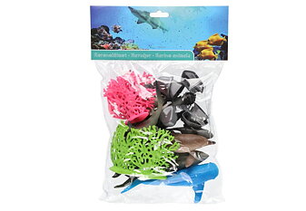 Sea animals in bag