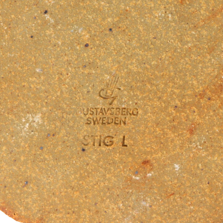 スティグ・リンドベリ  ジンジャーブレッド風  カップルの陶板  21cm  1970年