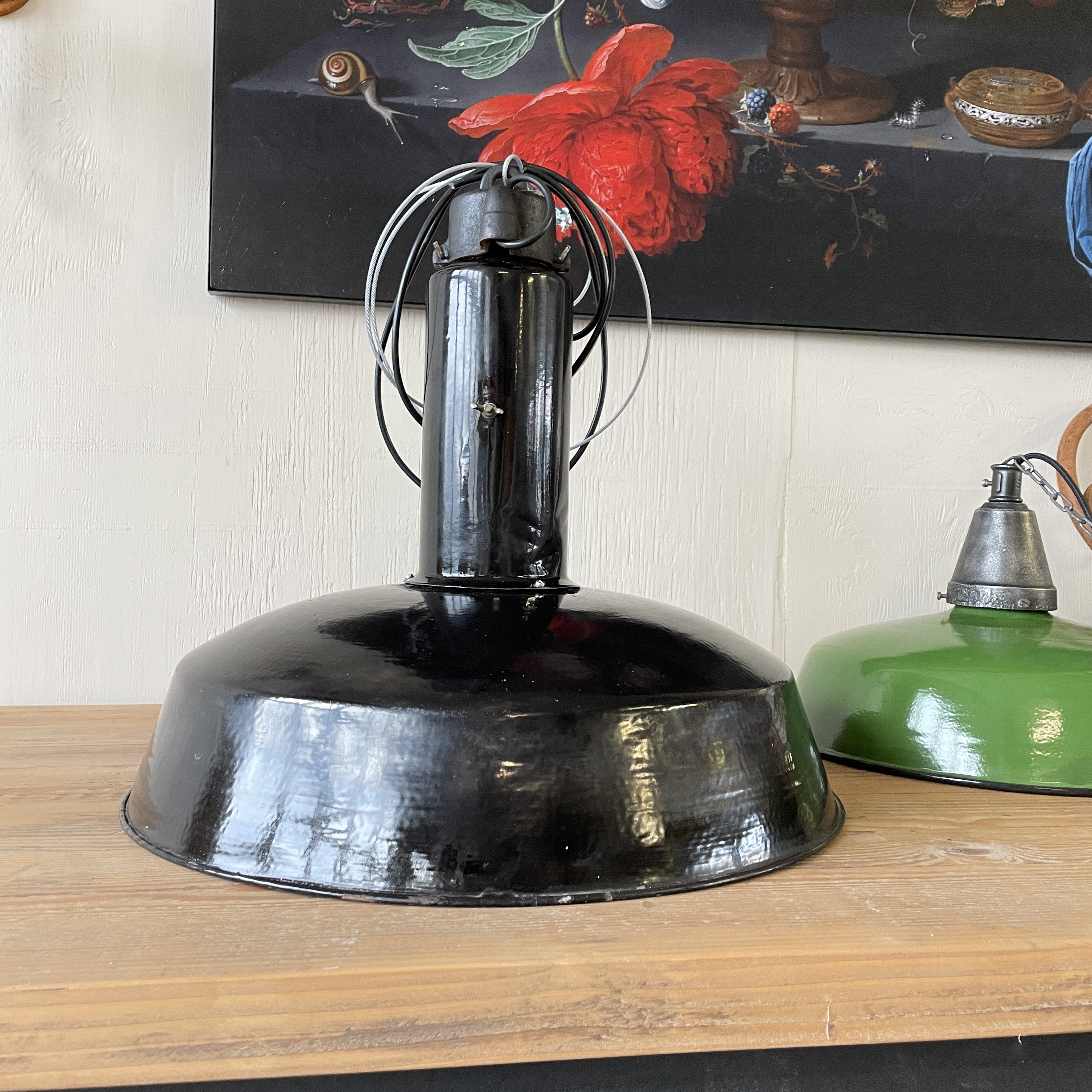 Bauhaus Fabrikslampa 30-tal - Hög Hals - 3