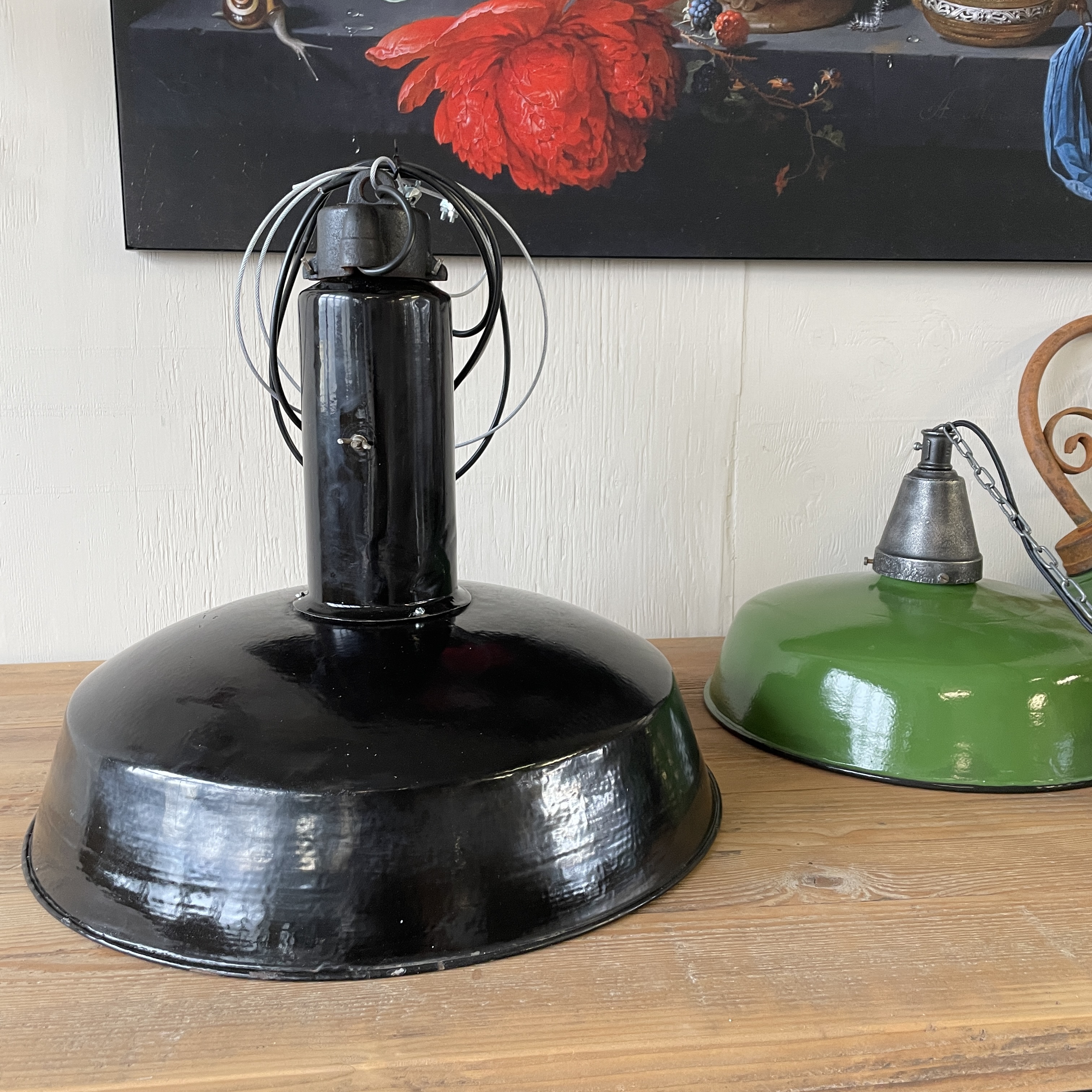 Bauhaus Fabrikslampa 30-tal - Hög Hals - 4