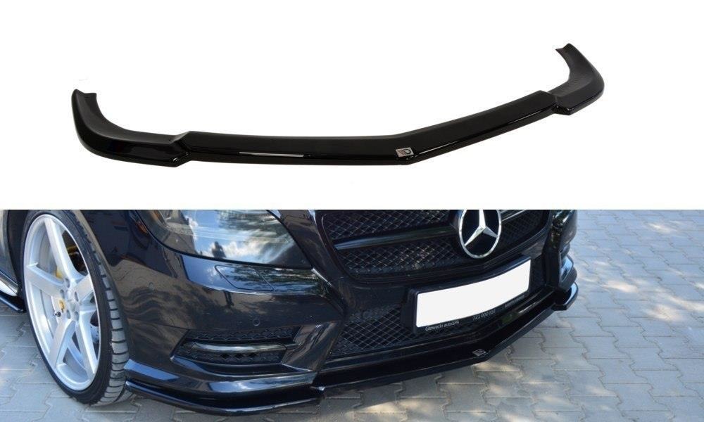 Front Splitter Mercedes Cls C218 Amg Line / ABS Blanksvart - 2