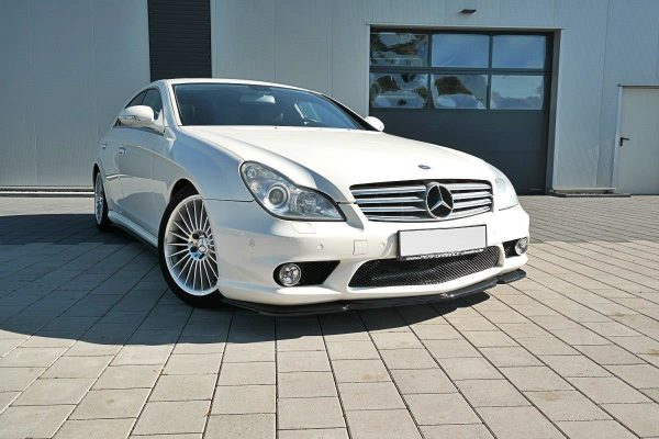 Front Splitter V.1 Mercedes Cls C219 55Amg / Blanksvart - 2