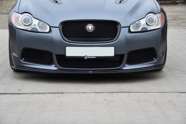 Front Splitter / Läpp V.1 Jaguar Xf-R / KOLFIBERLOOK - 3