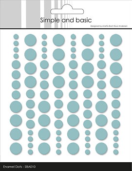 Simple and Basic Enamel Dots -Mint