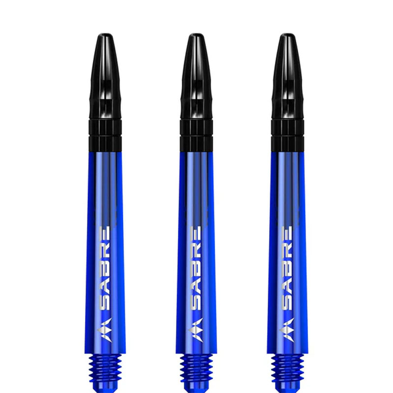 Mission Sabre Dartshafts Blue/Black Inbetween Plus 44mm
