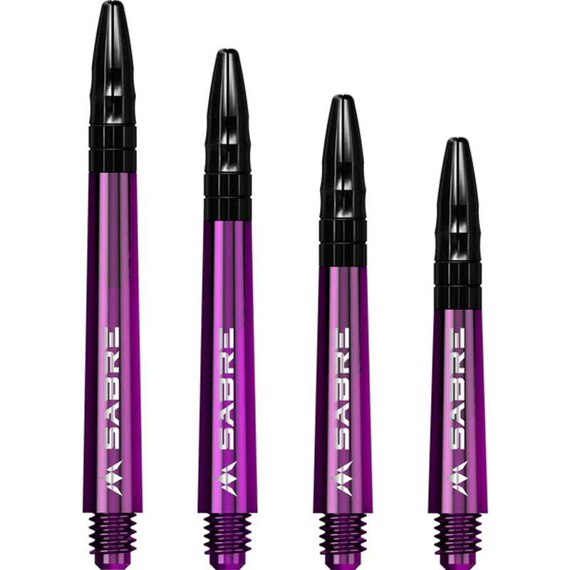 Mission Sabre Dartstolpar Lila/Svart Mellan Plus 44mm - 2