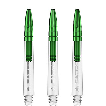 Mission Sabre Dartstolpar Clear/Grön Mellan Plus 44mm