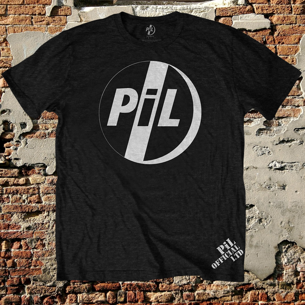 PUBLIC IMAGE LTD - T-SHIRT, WHITE LOGO - 3