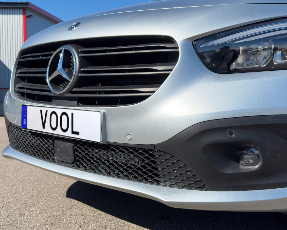 Modellanpassat LED-rampspaket med 2x10" LED-ramper - Mercedes Benz Citan 2022- med radar - 2