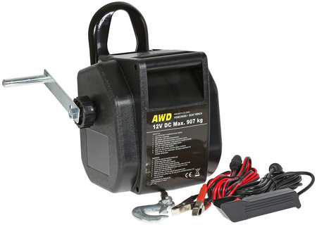 Båtvinsch 12V/280W 907KG