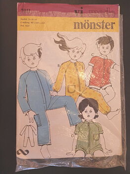 We fashion patterns play suit, pajamas, one-piece 1970s