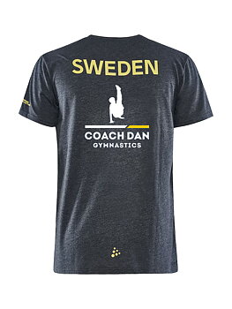 Coach Dan Gymnastics Sweden Tri-blend T-shirt Herr
