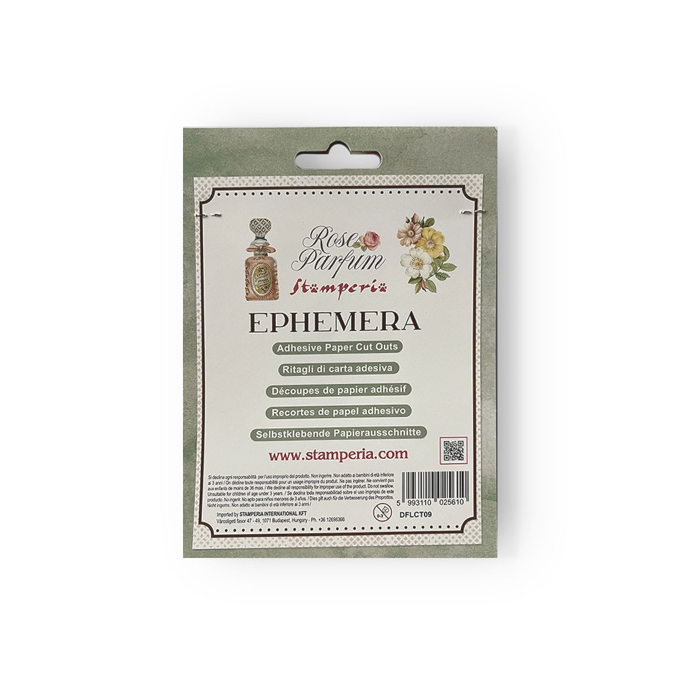 Stamperia - Ephemera - Rose Parfum flowers and garlands - 3