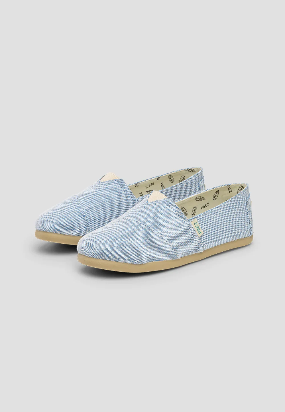 PAEZ Classic Combi Light Blue Espadrille