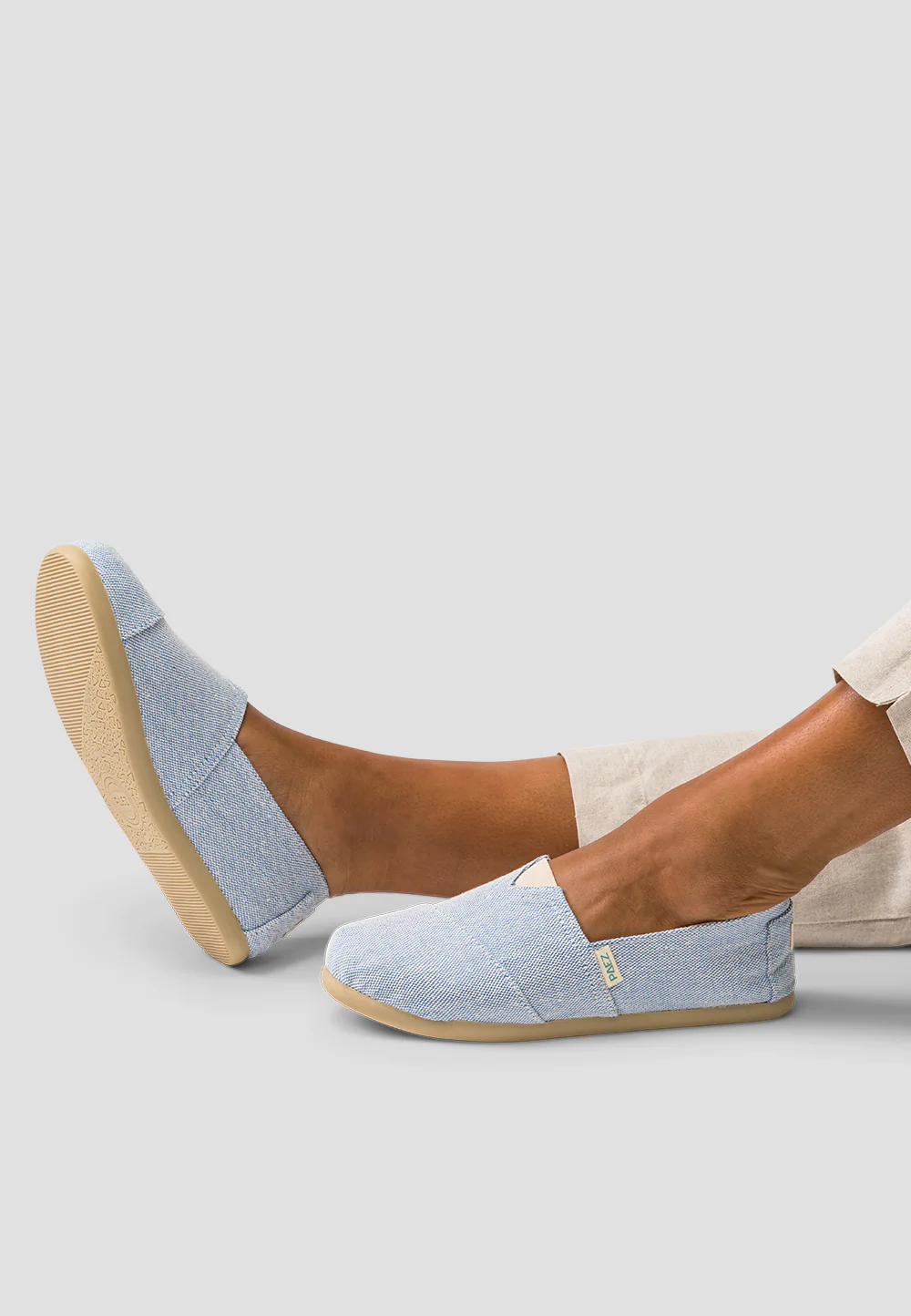 PAEZ Classic Combi Light Blue Espadrillos - 5