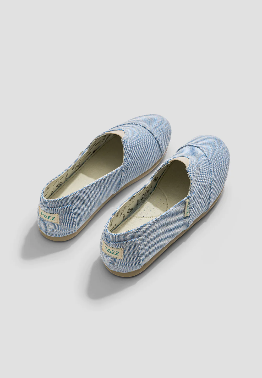 PAEZ Classic Combi Light Blue Espadrillos - 4