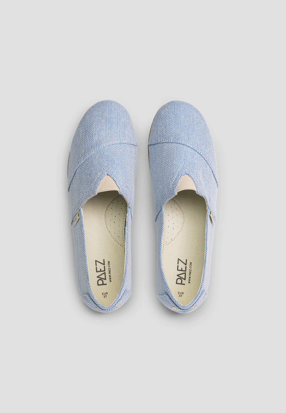 PAEZ Classic Combi Light Blue Espadrillos - 3