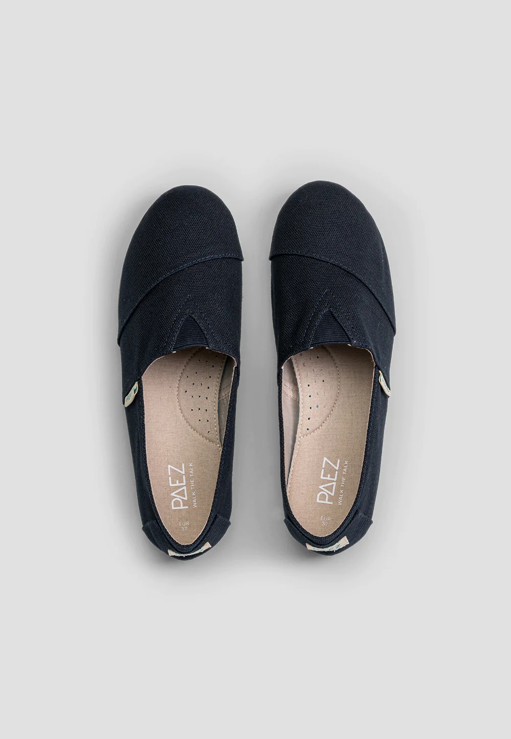 PAEZ Classic Combi Charcoal Espadrillos - 3