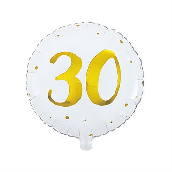 Rund folieballong 30