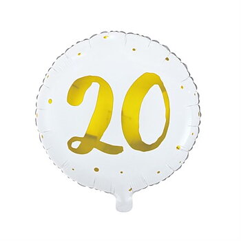 Rund folieballong 20
