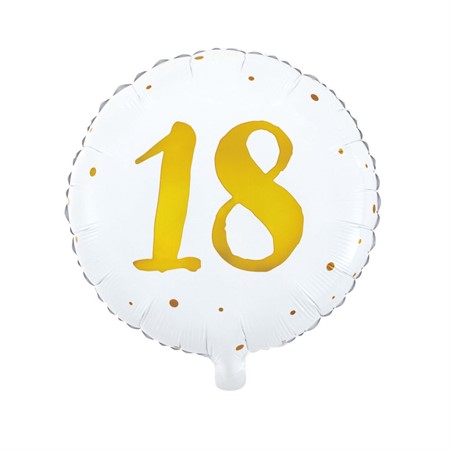 Rund folieballong 18