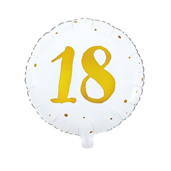 Rund folieballong 18