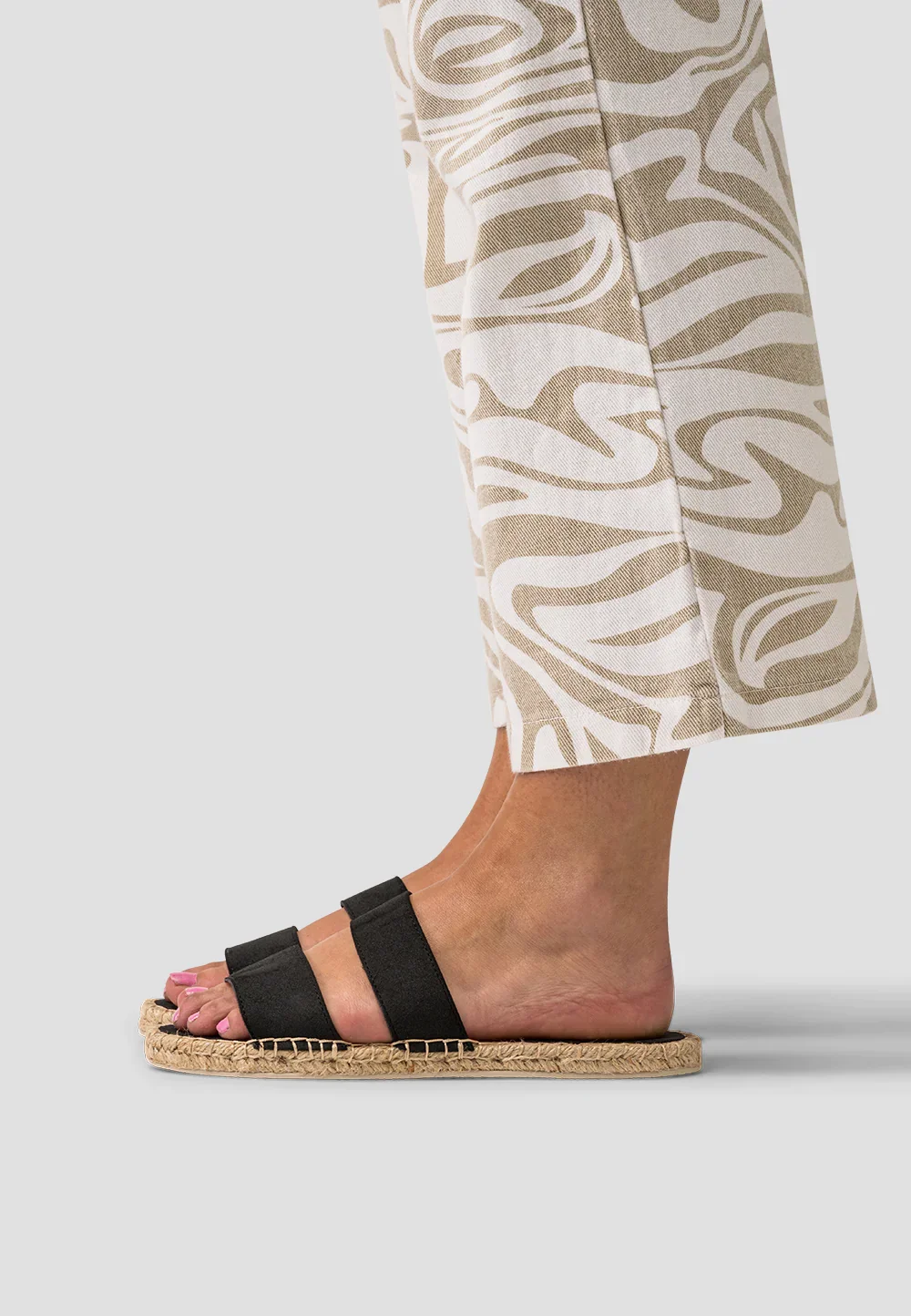 PAEZ Sandal Straps Vegan Suede Black - 2