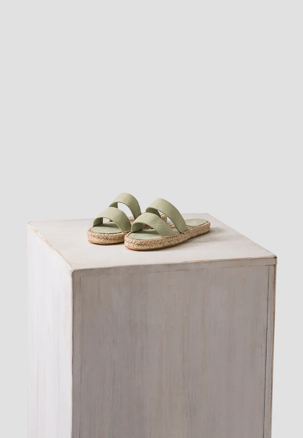 PAEZ Sandal Straps Vegan Suede Sage - 4