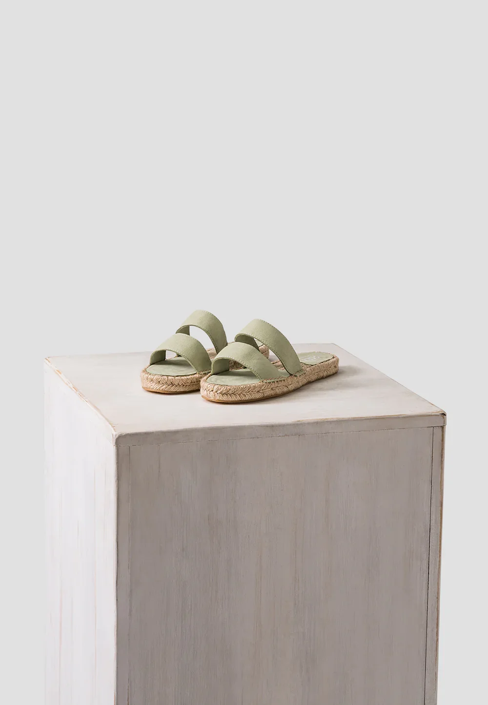 PAEZ Sandal Straps Vegan Suede Sage - 5