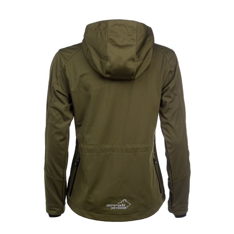 Arrak Akka Softshell Jacka Dam Oliv - 5