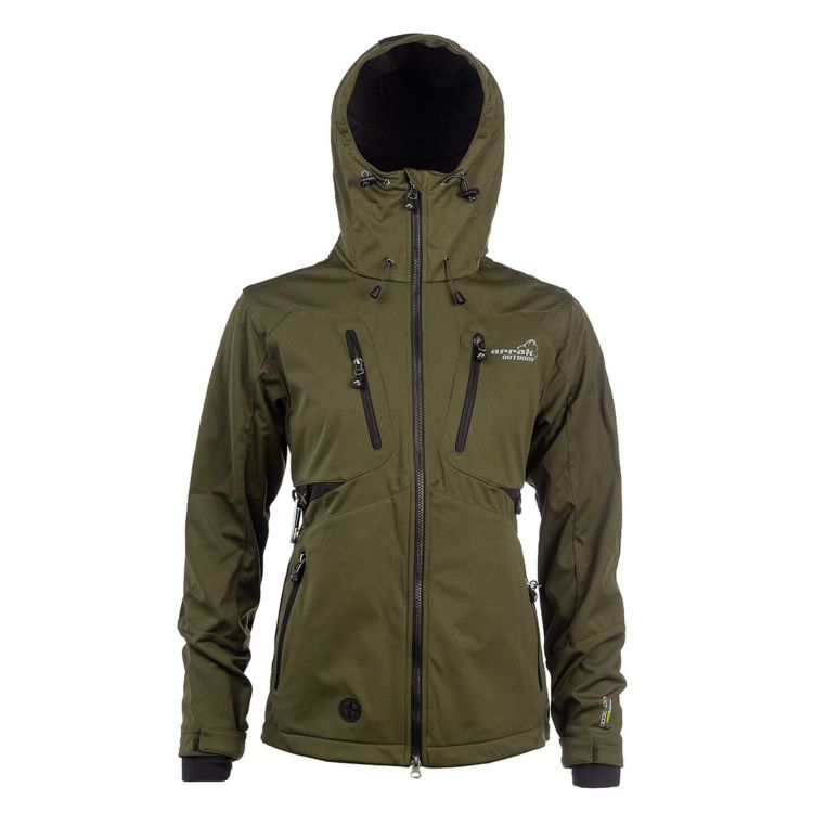 Arrak Akka Softshell Jacka Dam Oliv - 2