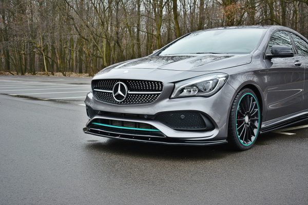 Front Splitter V.1 Mercedes-Benz Cla C117 Amg-Line Facelift / Kolfiber - 4