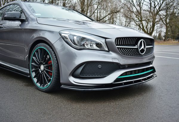 Front Splitter V.1 Mercedes-Benz Cla C117 Amg-Line Facelift / Kolfiber - 3