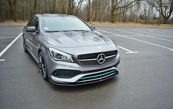 Front Splitter V.1 Mercedes-Benz Cla C117 Amg-Line Facelift / Kolfiber - 2