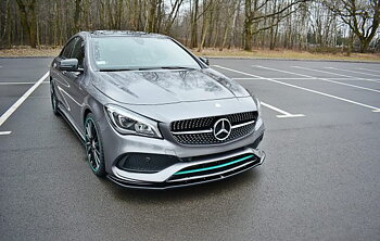 Front Splitter V.1 Mercedes-Benz Cla C117 Amg-Line Facelift / Kolfiber