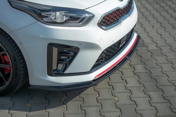 Front Splitter / Läpp V.1 Kia Proceed Gt Mk3 / Kolfiberlook - 4