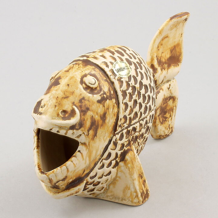 ジョセフサイモン  素朴な魚のオブジェ  18cm  1960年代