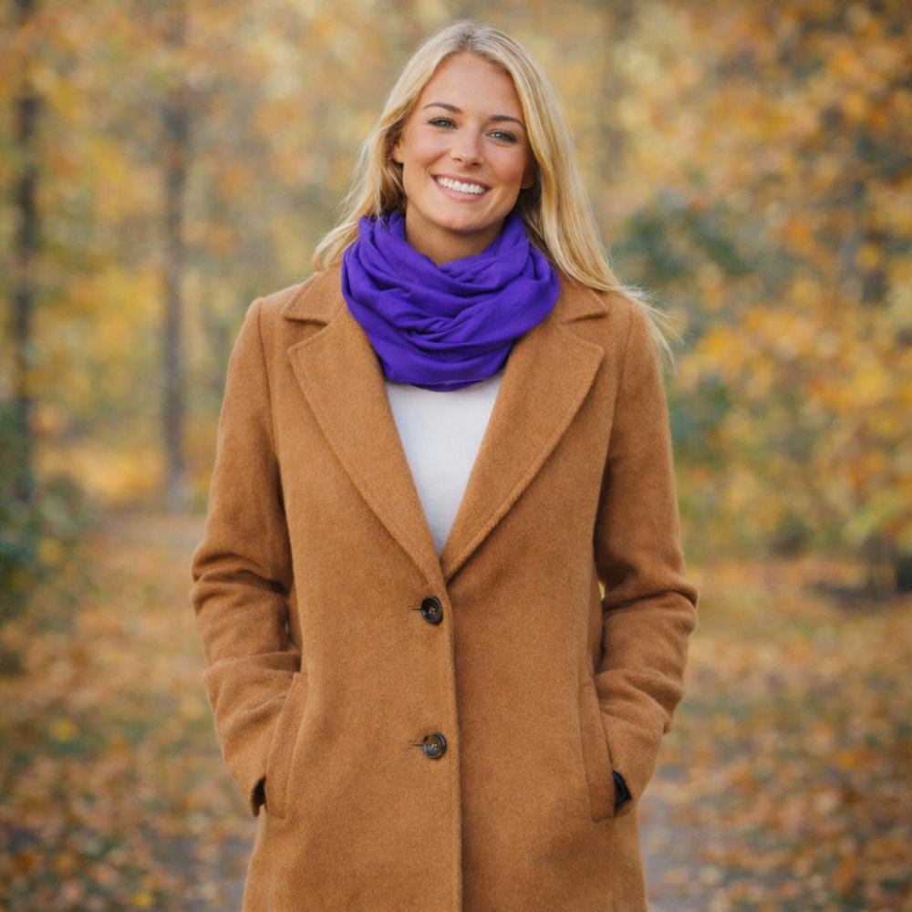 Kungsblå Sidensjal Ingela - 8